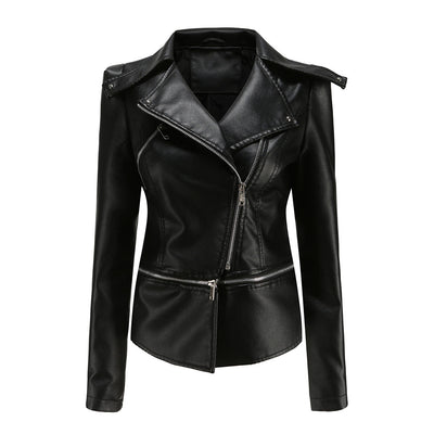 Avencea - Elegant Leather Jacket