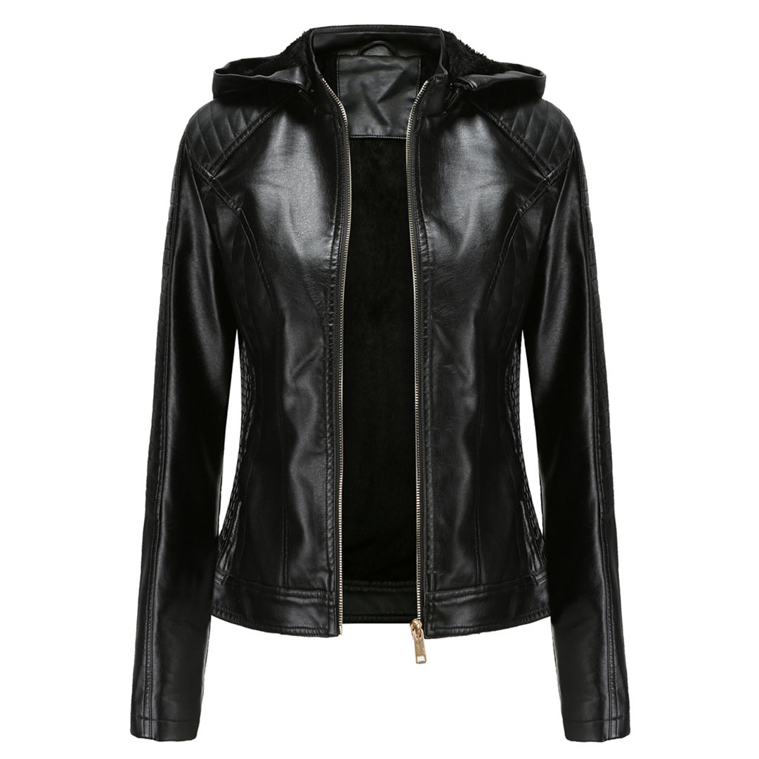 Avencea - Elegant leather jacket in stylish design