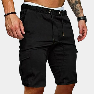 Avencea - Men's chino cargo shorts with pockets
