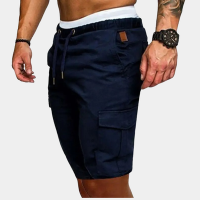 Avencea - Men's chino cargo shorts with pockets