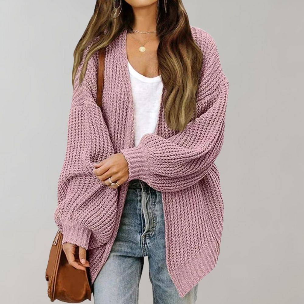 Fiona | Women’s Relaxed Fit Knit Open Front Cardigan