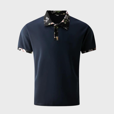 Avencea - Polo Shirt with Floral Print for Casual and Stylish Use