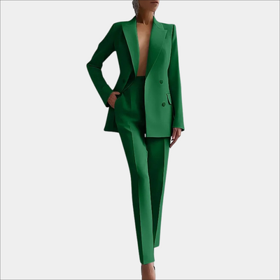 Avencea - Elegant Women's Set with Chic Blazer and Tailored Trousers