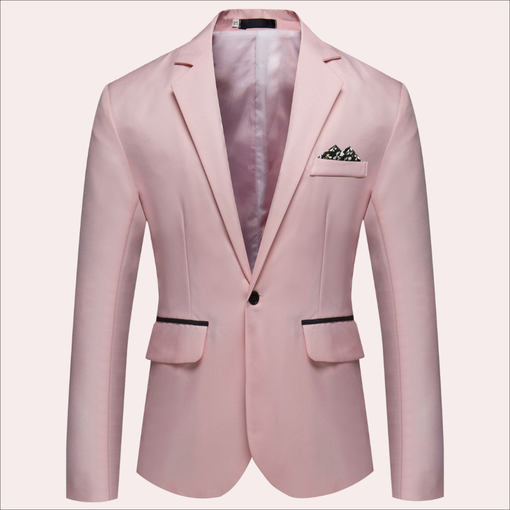 Avencea - Stylish men's blazer made of polyester fiber