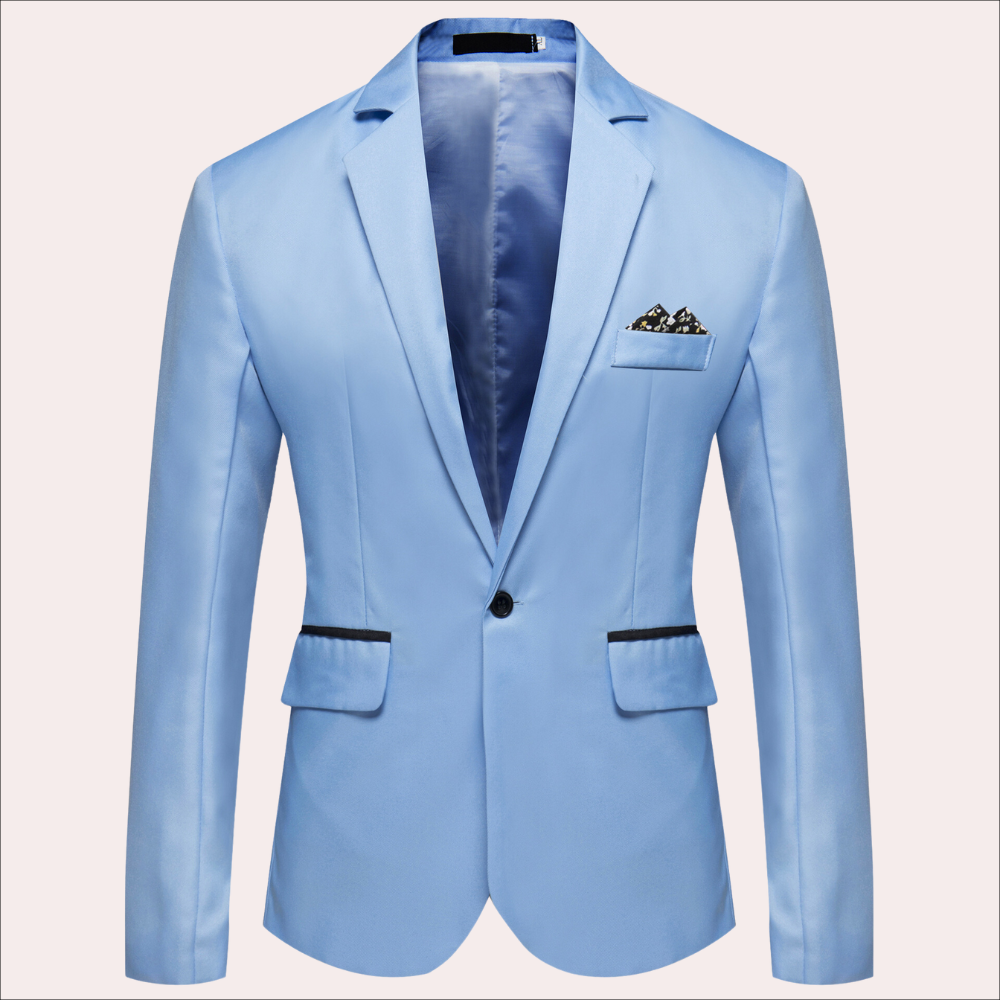Avencea - Stylish men's blazer made of polyester fiber