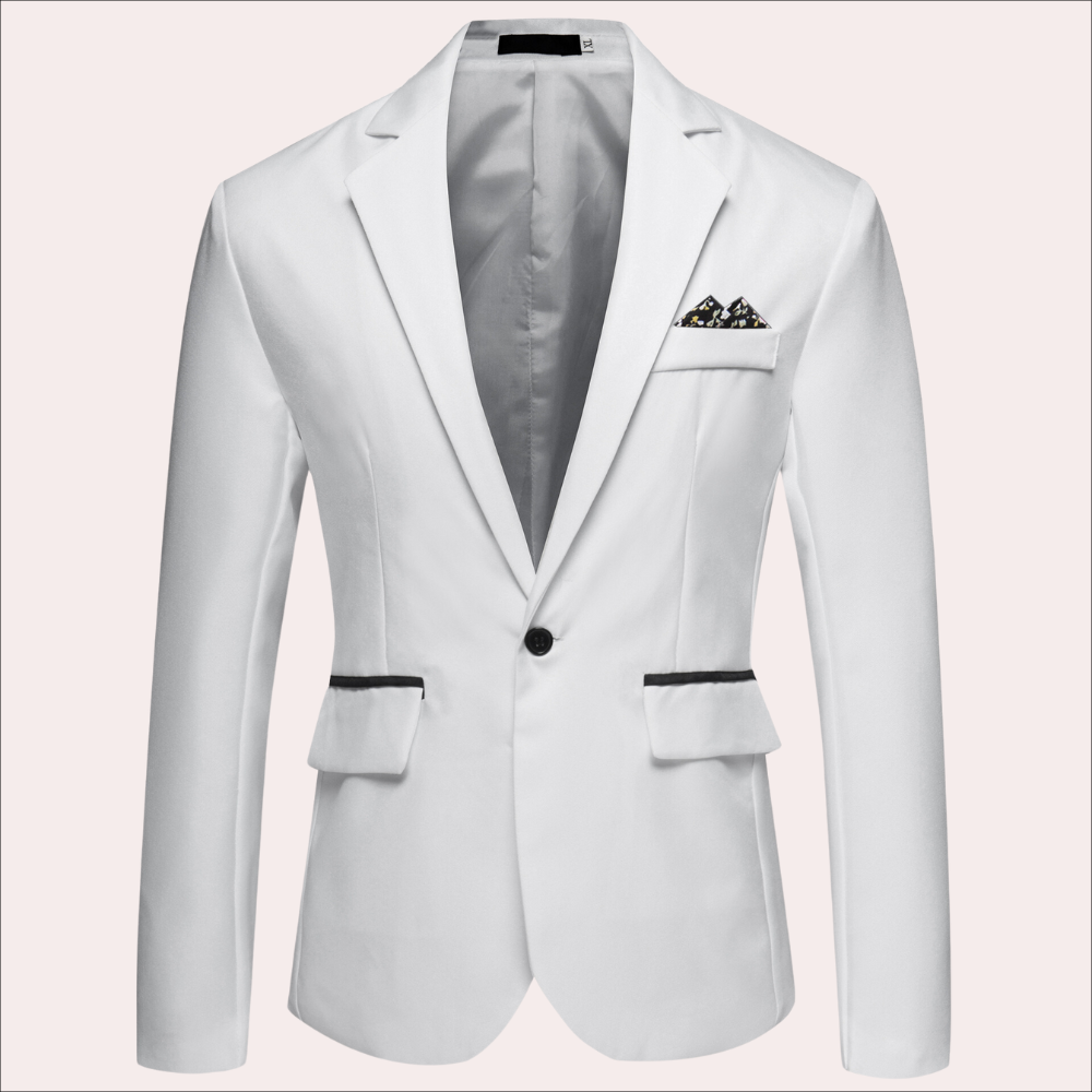 Avencea - Stylish men's blazer made of polyester fiber