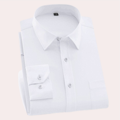 Avencea - Classic Wrinkle-Free Shirt for Men with High Elasticity and Slim Fit