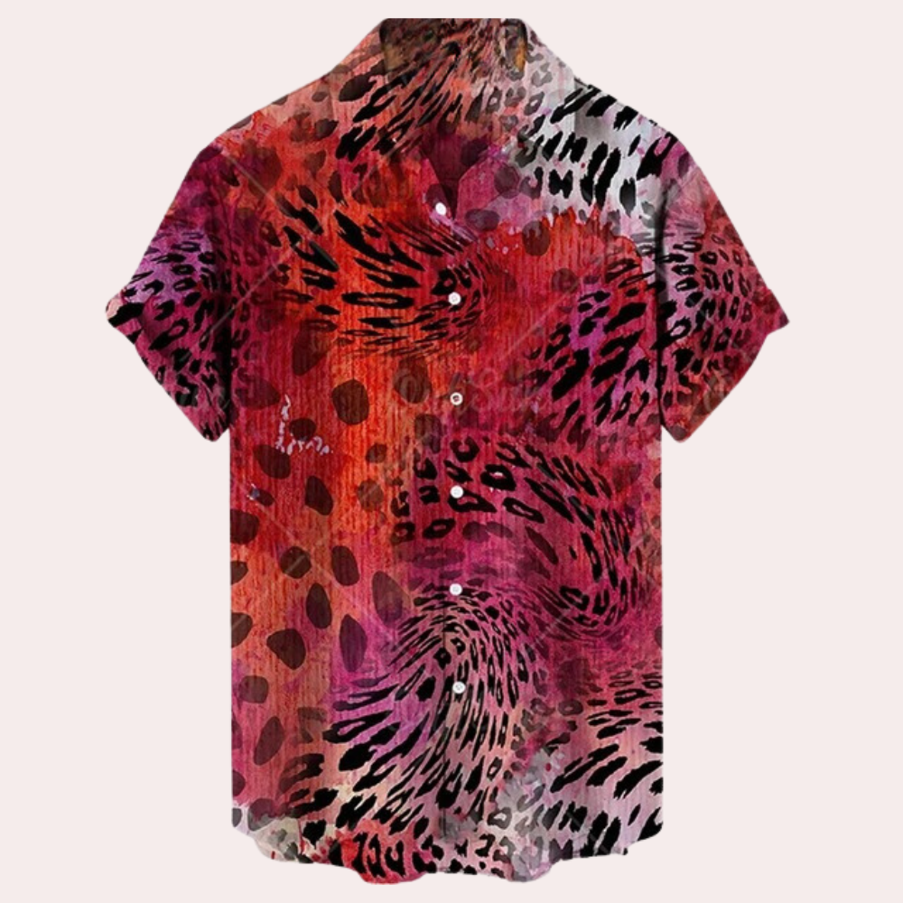 Avencea - Comfortable Men's Short Sleeve Shirt