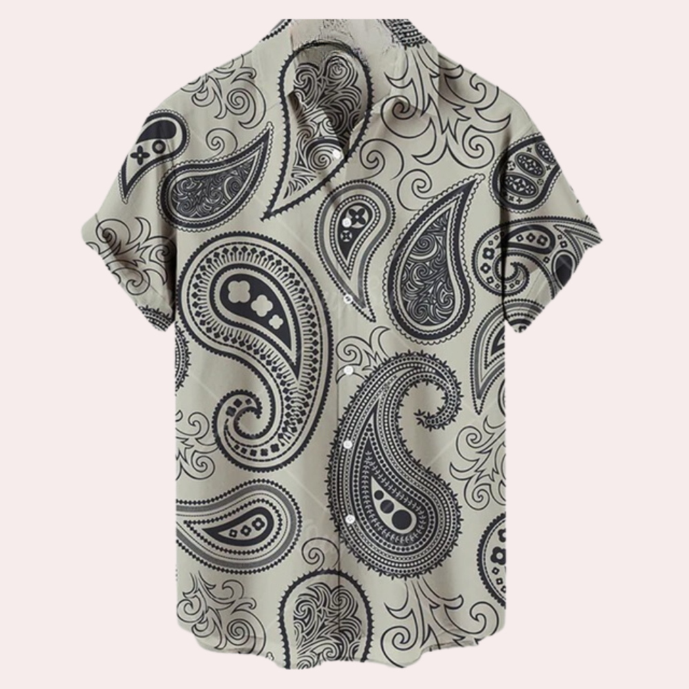 Avencea - Comfortable Men's Short Sleeve Shirt
