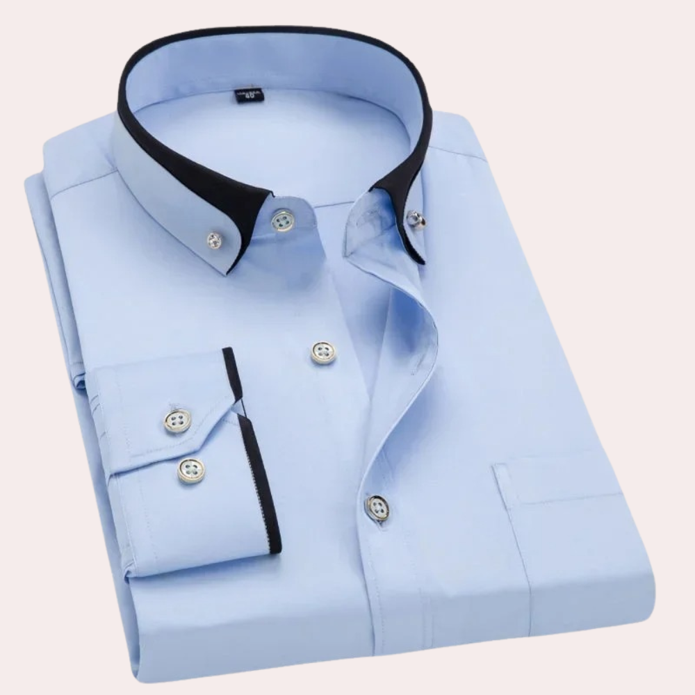 Avencea - Elegant Men's Shirt with Buttons