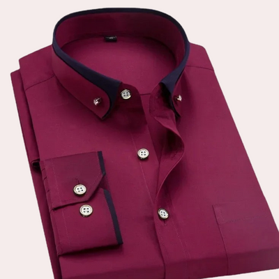 Avencea - Elegant Men's Shirt with Buttons