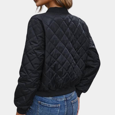 Peyton | Women’s Quilted Zip-Up Bomber Jacket