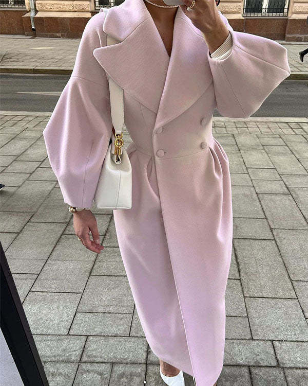 Avencea Vintage Jacket with Lantern Sleeves and Lapels