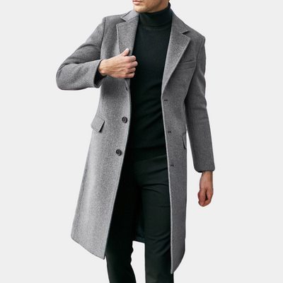 Pioggia Nobile – Tailored Wool Trench Coat