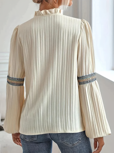 Julia™ | Stunning V-Neck Blouse