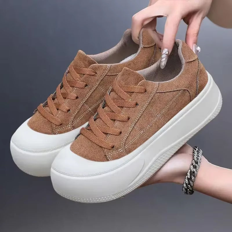 Ivanna Suede Platform Sneaker