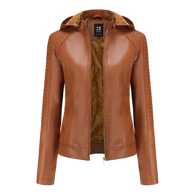 Avencea - Elegant leather jacket in stylish design