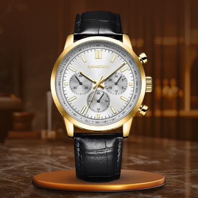 Casual Sport Military Business Leather Quartz Watch™