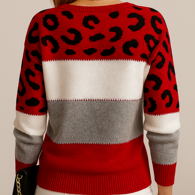 Maeve | Leopard Print Casual Sweater