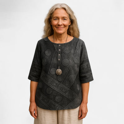 NORTHLINE STUDIO™ | Oversized Colourful Top