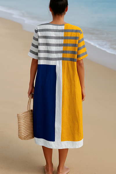 Nadia | Color Block Dress