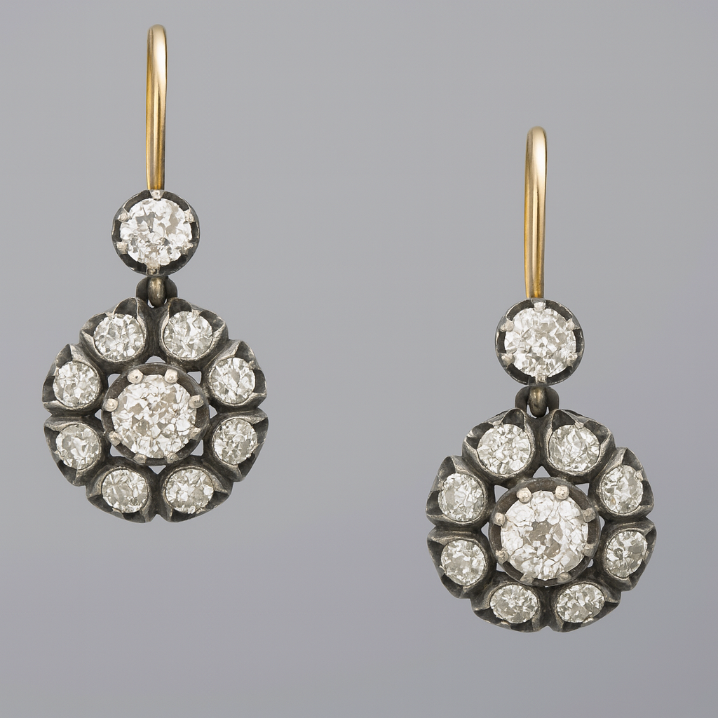 Vintage Edelstein Earrings