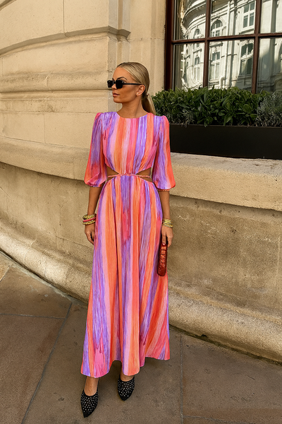 Aaliyah | Midi dress with slits