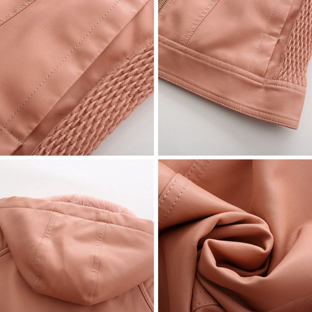 Avencea - Elegant leather jacket in stylish design