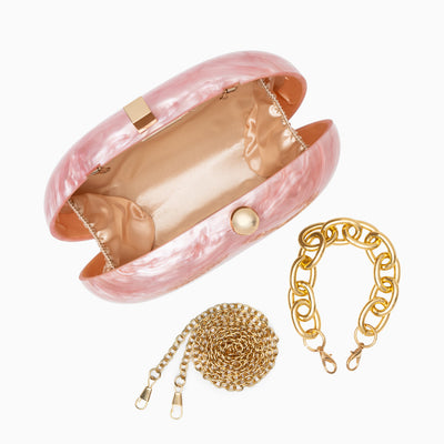 Zariya Acrylic Clutch Bag