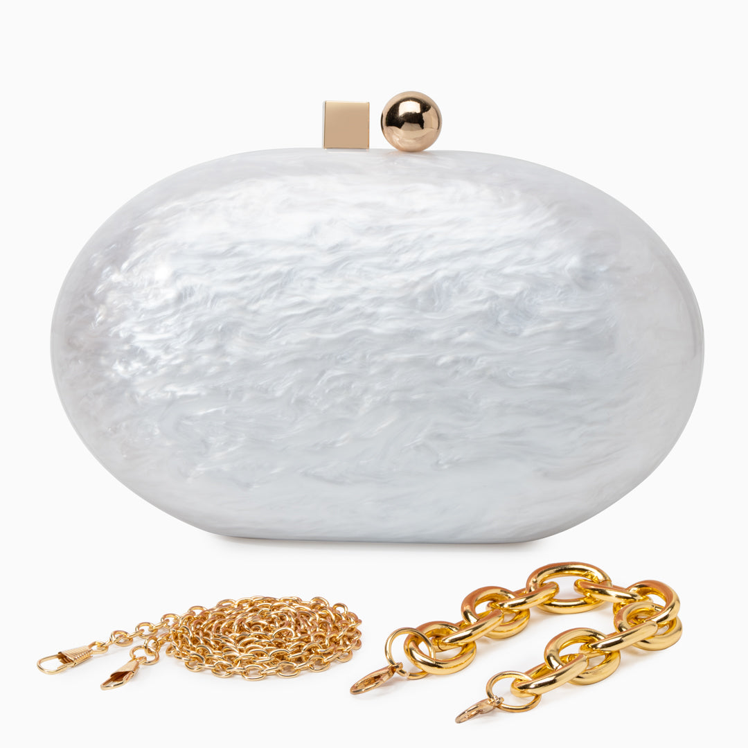 Skylynn Acrylic Clutch Bag