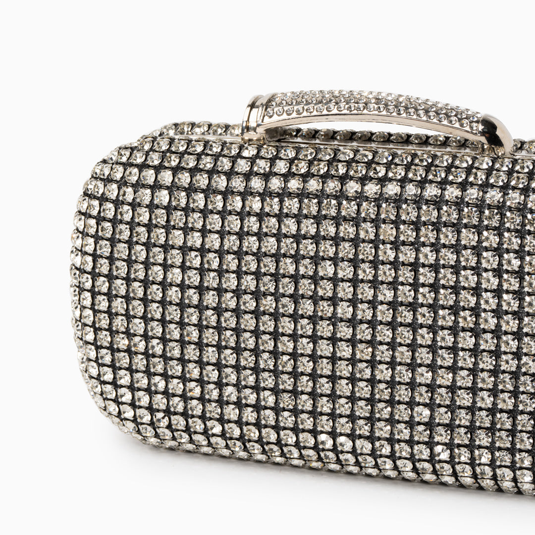 Sara Diamond Encrusted Clutch Bag