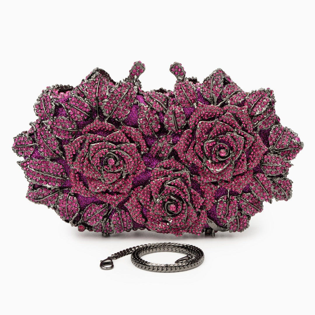 Cecilia Rose Clutch Bag - Purple