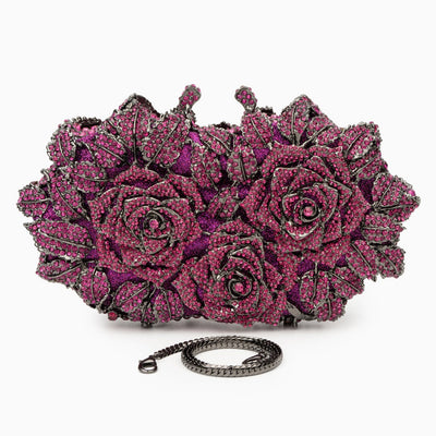 Cecilia Rose Clutch Bag - Purple