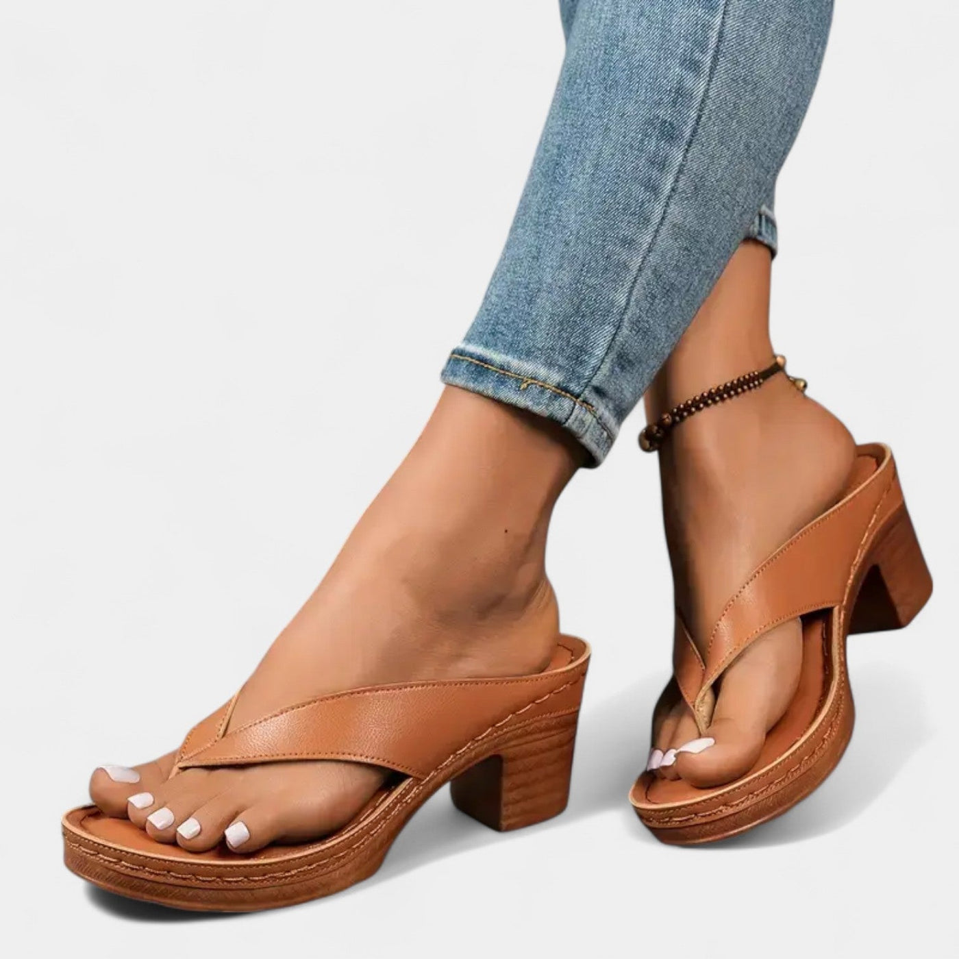 AURELIA™ – Sandalia ortopédica con tacón y estilo atemporal