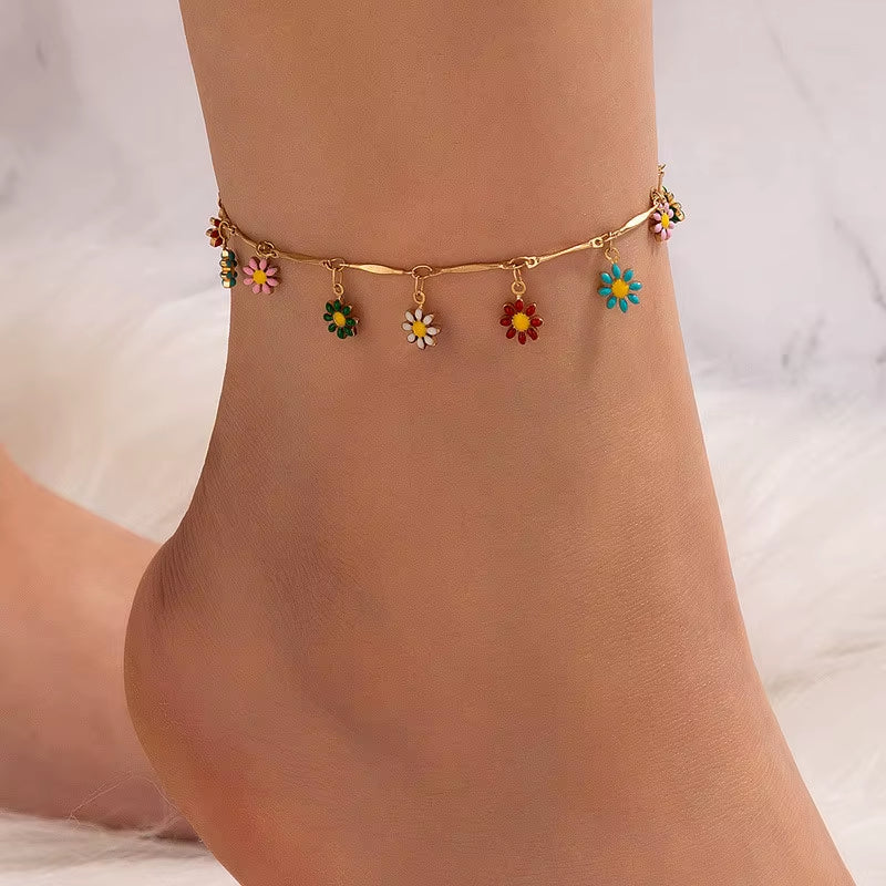Daisy Chain Anklet