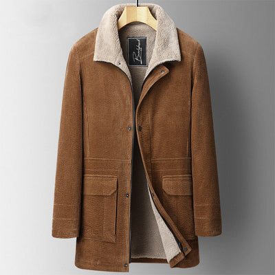 Montechiaro – Corduroy Shearling Coat