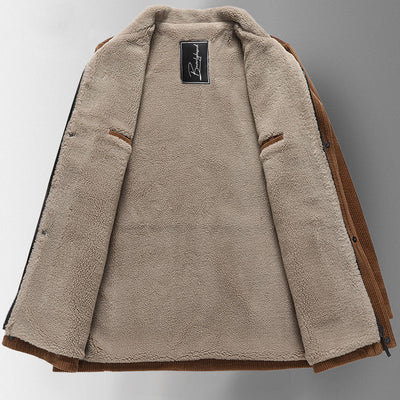 Montechiaro – Corduroy Shearling Coat