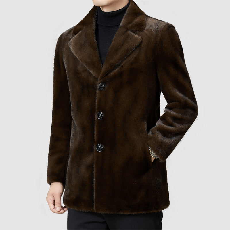Torino Velluto – Plush Faux Fur Coat
