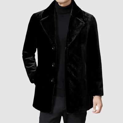 Torino Velluto – Plush Faux Fur Coat
