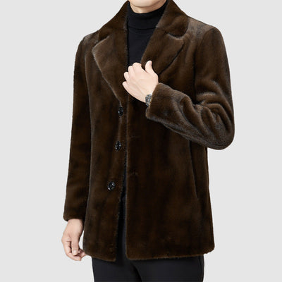 Torino Velluto – Plush Faux Fur Coat