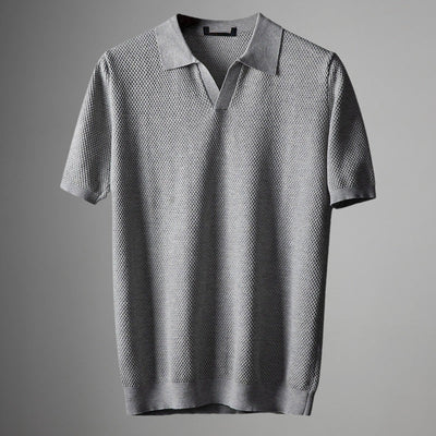 Dario Aurelio Mesh Polo Shirt