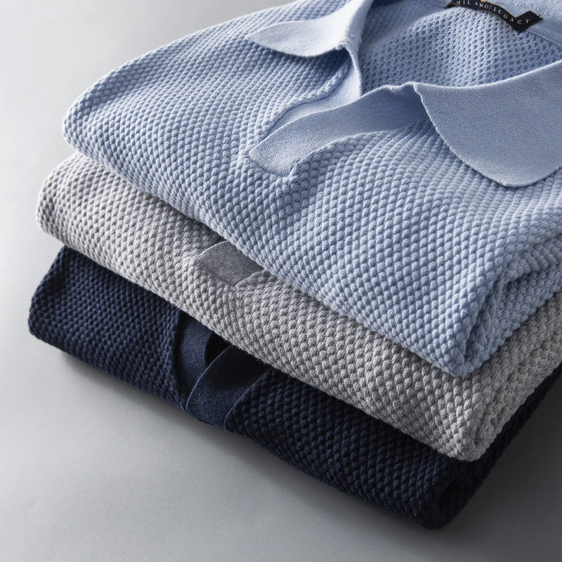 Dario Aurelio Mesh Polo Shirt