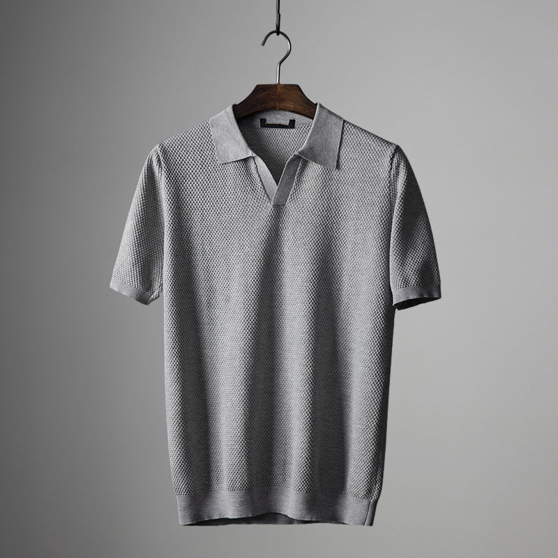 Dario Aurelio Mesh Polo Shirt