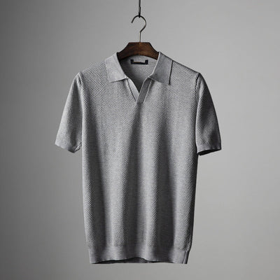 Dario Aurelio Mesh Polo Shirt