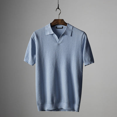 Dario Aurelio Mesh Polo Shirt