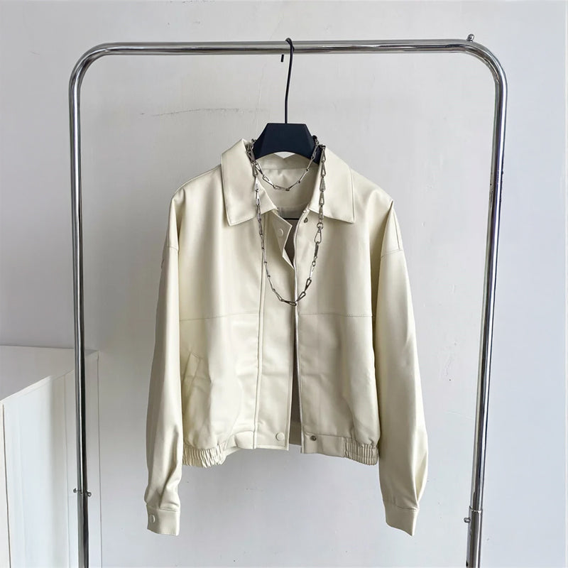 "Douglas" PU Leather Jacket