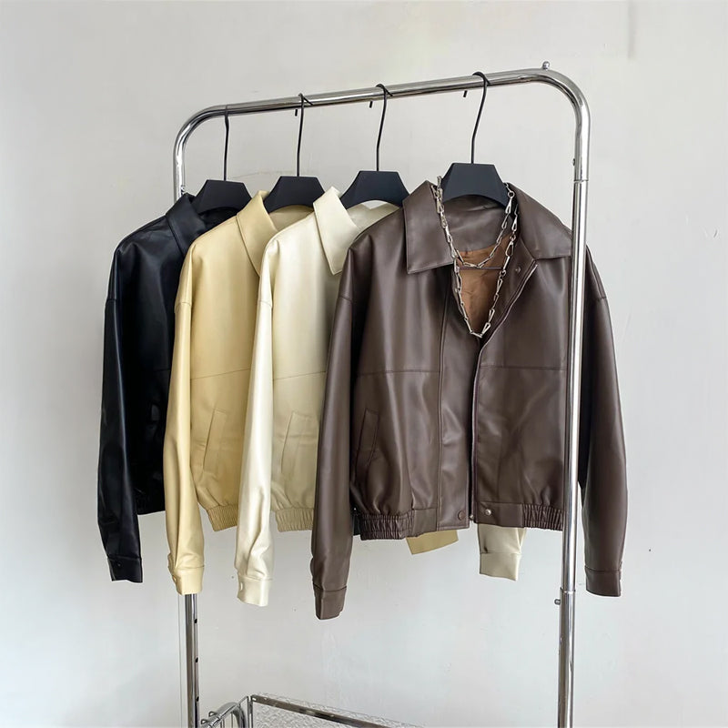 "Douglas" PU Leather Jacket