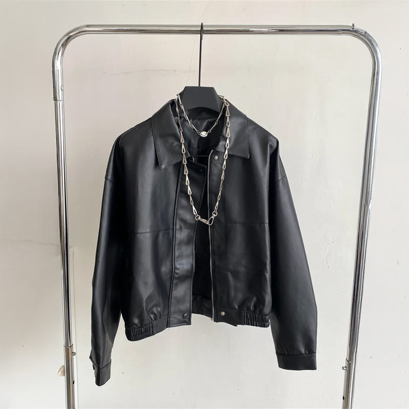"Douglas" PU Leather Jacket