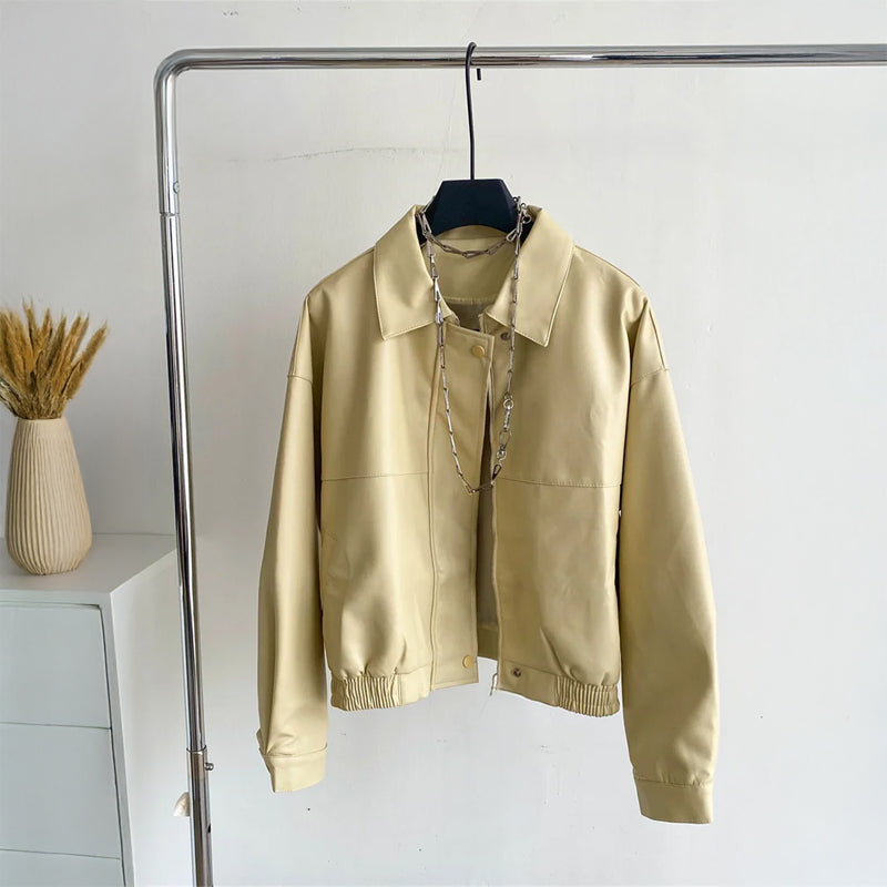 "Douglas" PU Leather Jacket