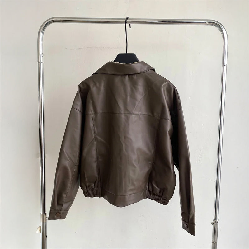 "Douglas" PU Leather Jacket